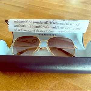 Warby  Parker Sunglasses.